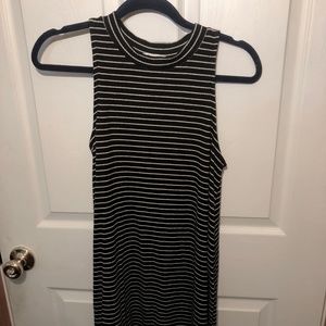 Sleeveless Striped Dress